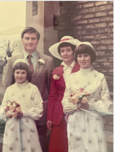 Roy Exley with his family
