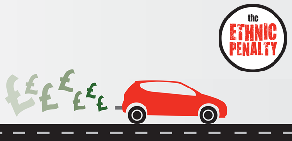 the ethnic penalty car insurance premiums logo