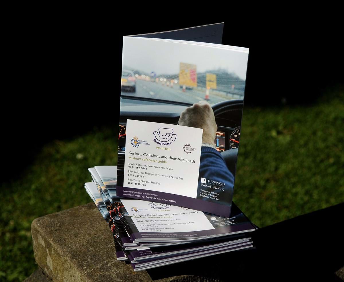 RoadPeace’s safety guide aims to limit the number of serious injuries and fatalities that occur as a result of road traffic accidents. 