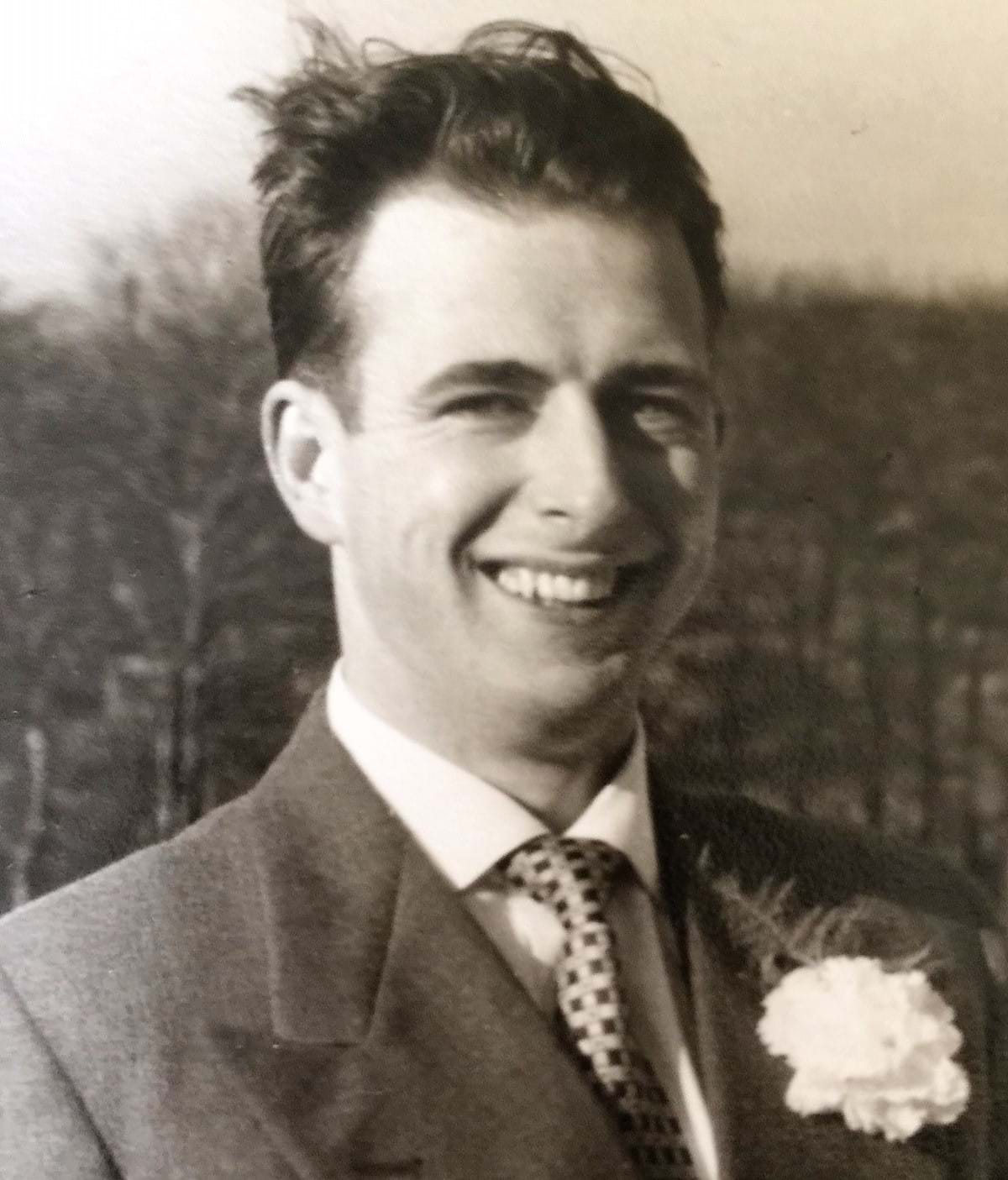 An image of Edward Gardner, Thompsons Solicitors’ mesothelioma client, from 1957.