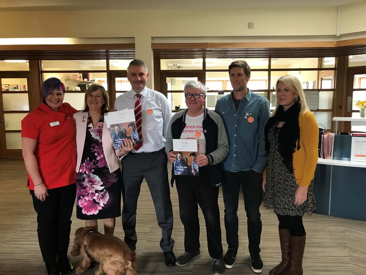 The family of Richard Bailey at St Giles Hospice