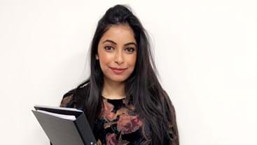 Najia Robbani, a trainee solicitor working for Thompsons Solicitors