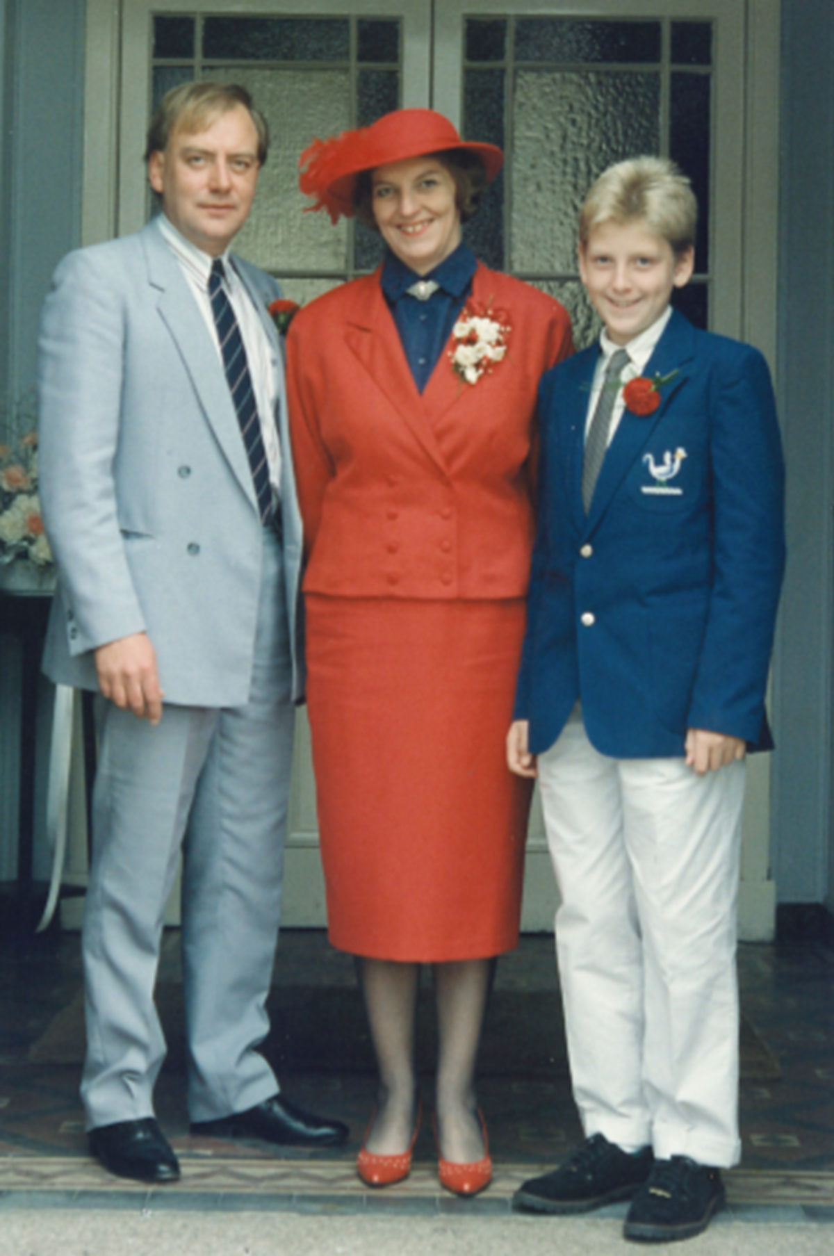 Clifford Davies with his family, before he passed away from mesothelioma