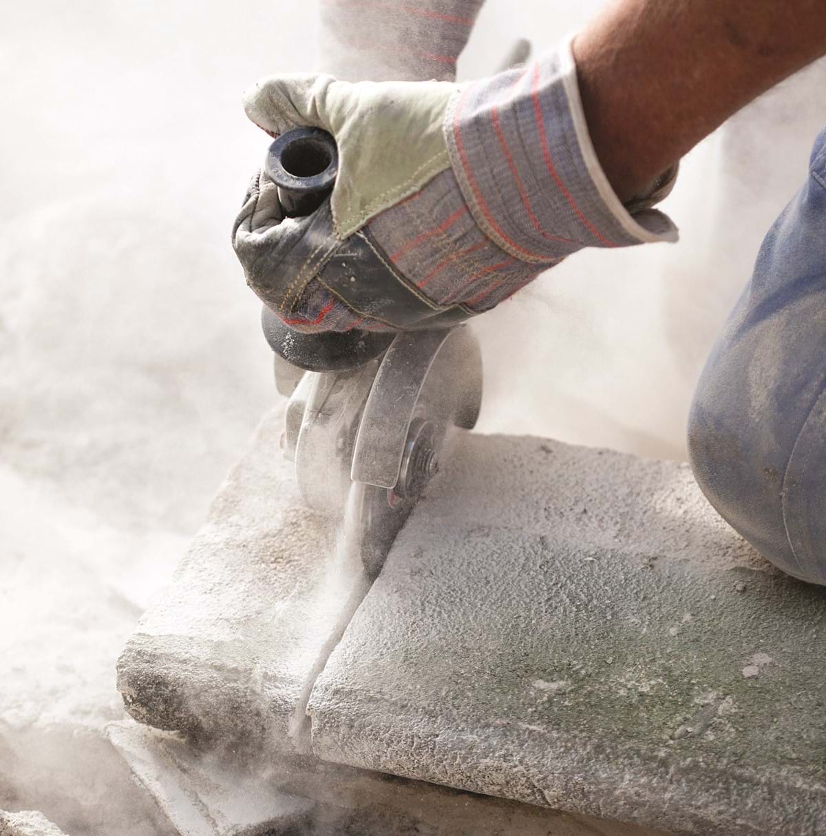 man carving 