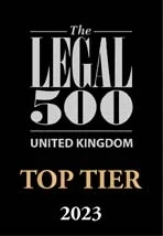 Legal 500 top tier 2023