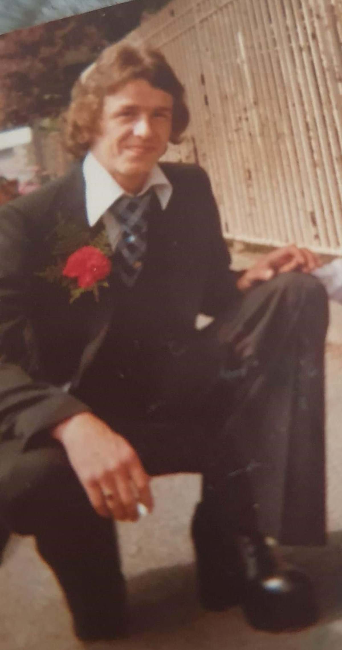A man wearing a suit